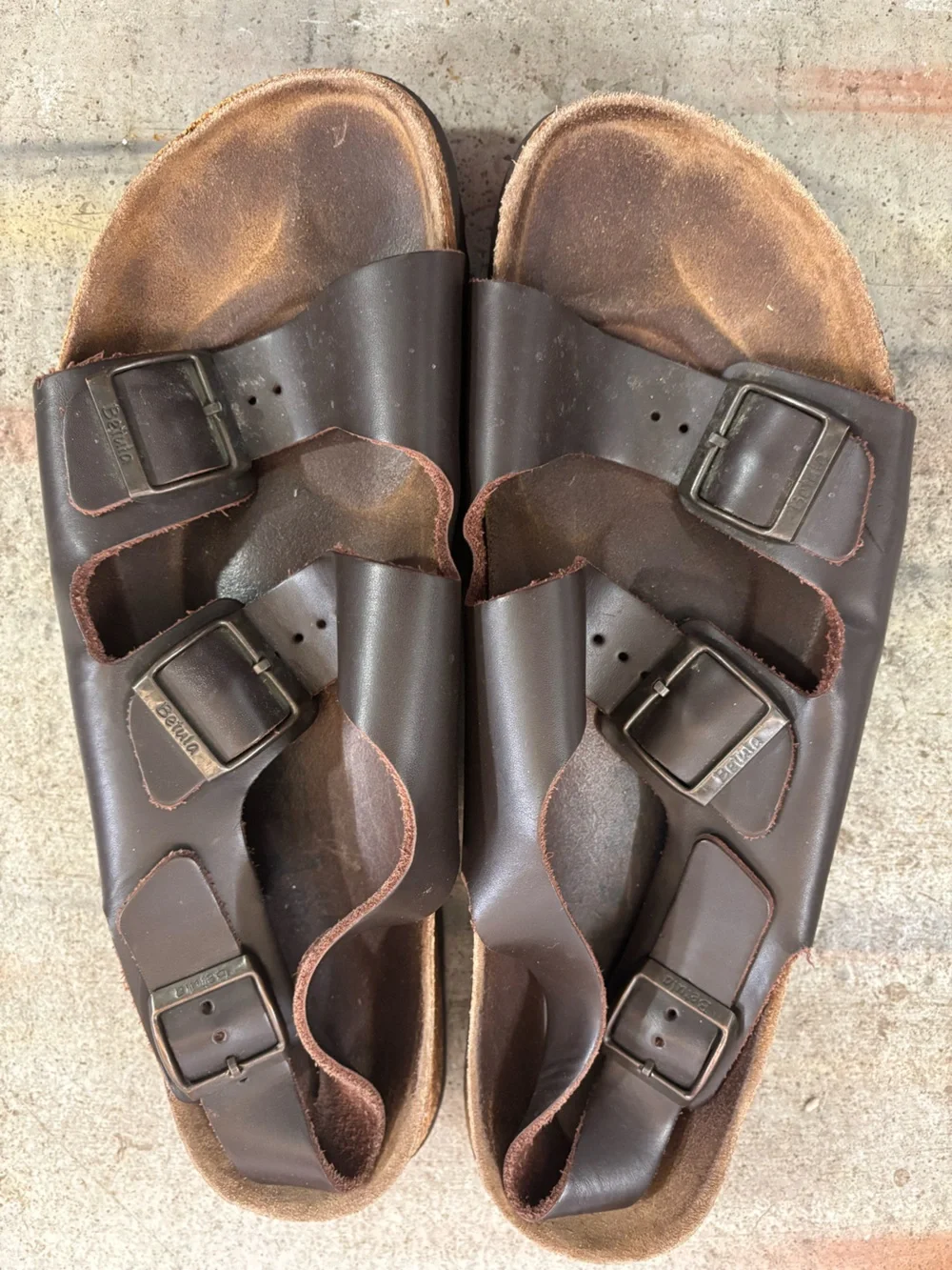 Men's Birkenstock Betula brown Leather Sandals